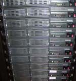 Rack de servers IBM